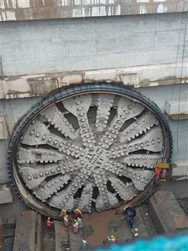 ‘Pioneer’ Slurry TBM has an excavation diameter of 15.07m