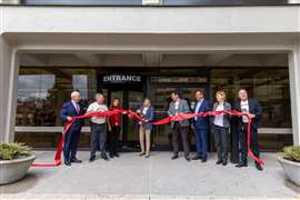 Cummins Technical Center ribbon cutting in Columbus, Indiana