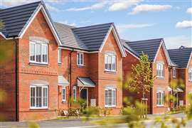 Newly constructed homes built by UK housebuilder Vistry