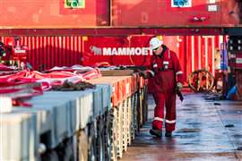 Mammoet will transport 116 monopile foundations for the Nordseecluster A and Thor offshore wind farms